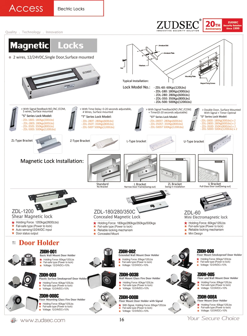 High-Quality Heavy Duty Fireproof Automatic Small Wooden Door Closer with Hydraulic