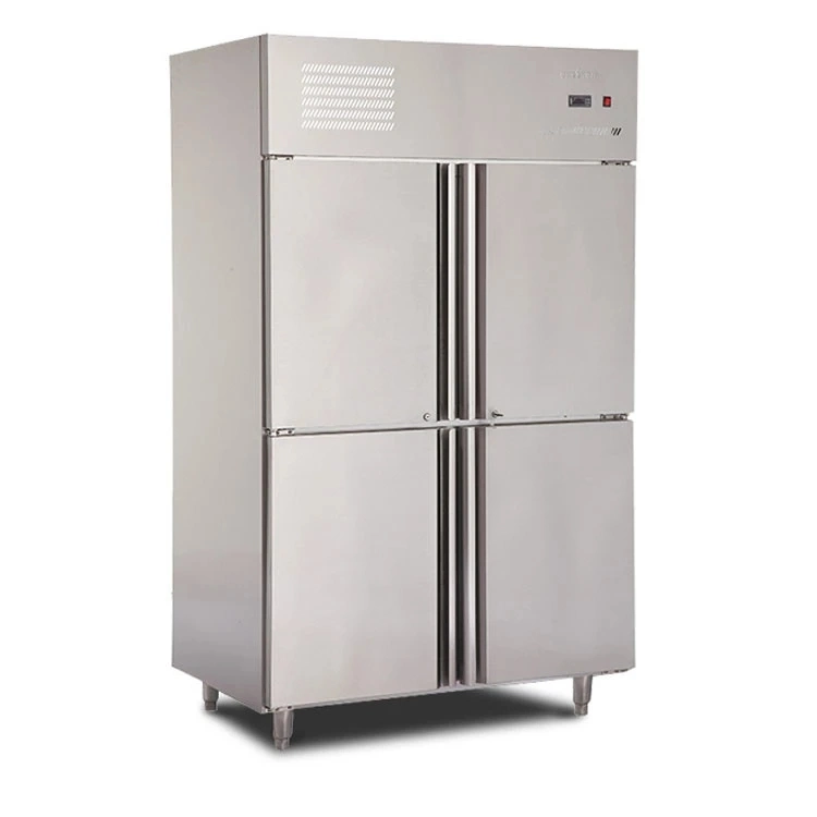 Best Selling Commercial Refrigeration Equipment, 4 Doors Kitchen Cooler, Commercial Freezer