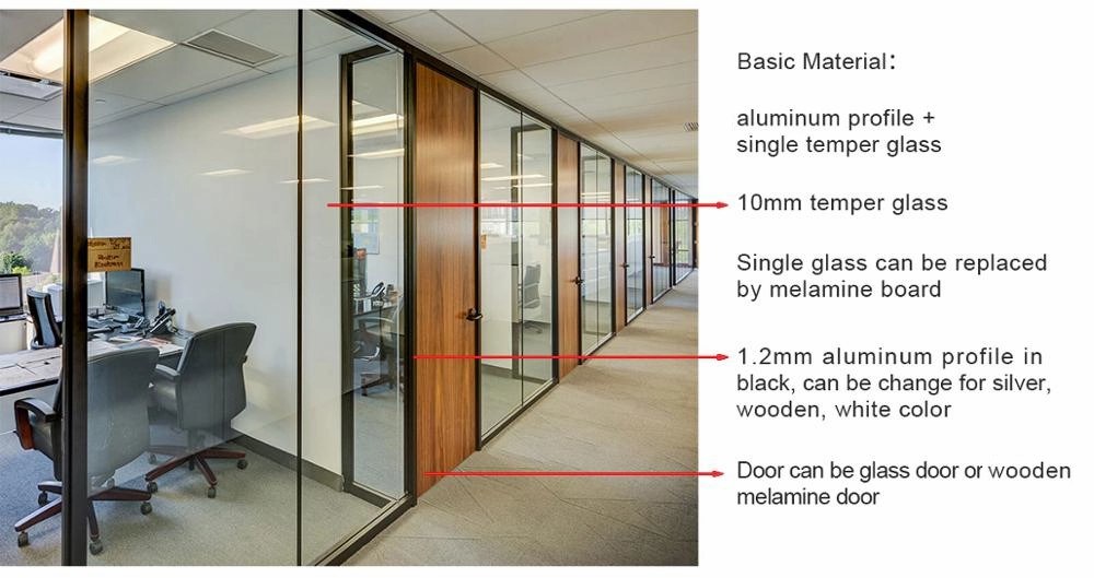 Folding Glass Doors Prices Movable Glass Partition for Coffee Shop