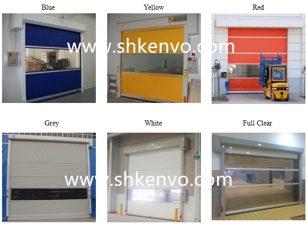 Industrial Automatic Self Repairing High Speed Rolling Doors for Warehouse or Loading Docks