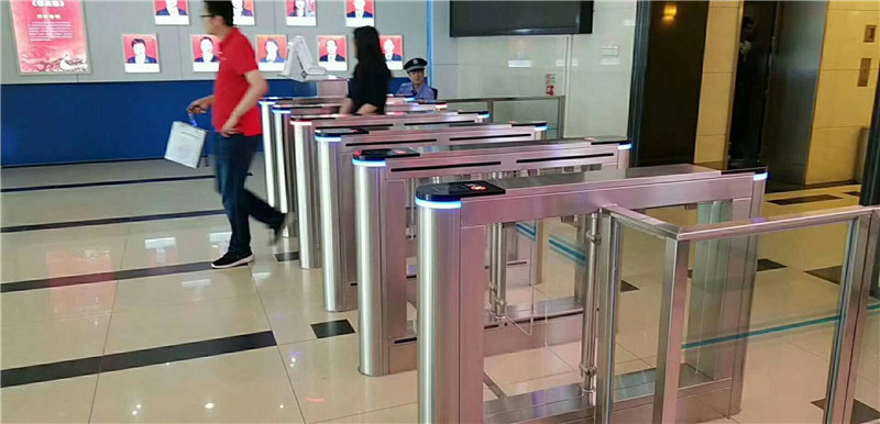 Bridge Swing Barrier Gate Flap Turnstile Gate Full-Automatic Intelligent Channel Gate