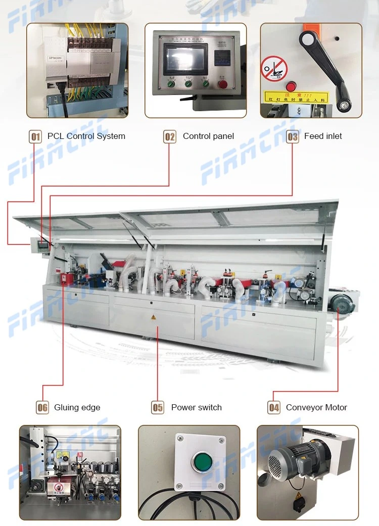 Fully PVC Auto Edge Banding Machine for Cabinet Wood Door Furniture