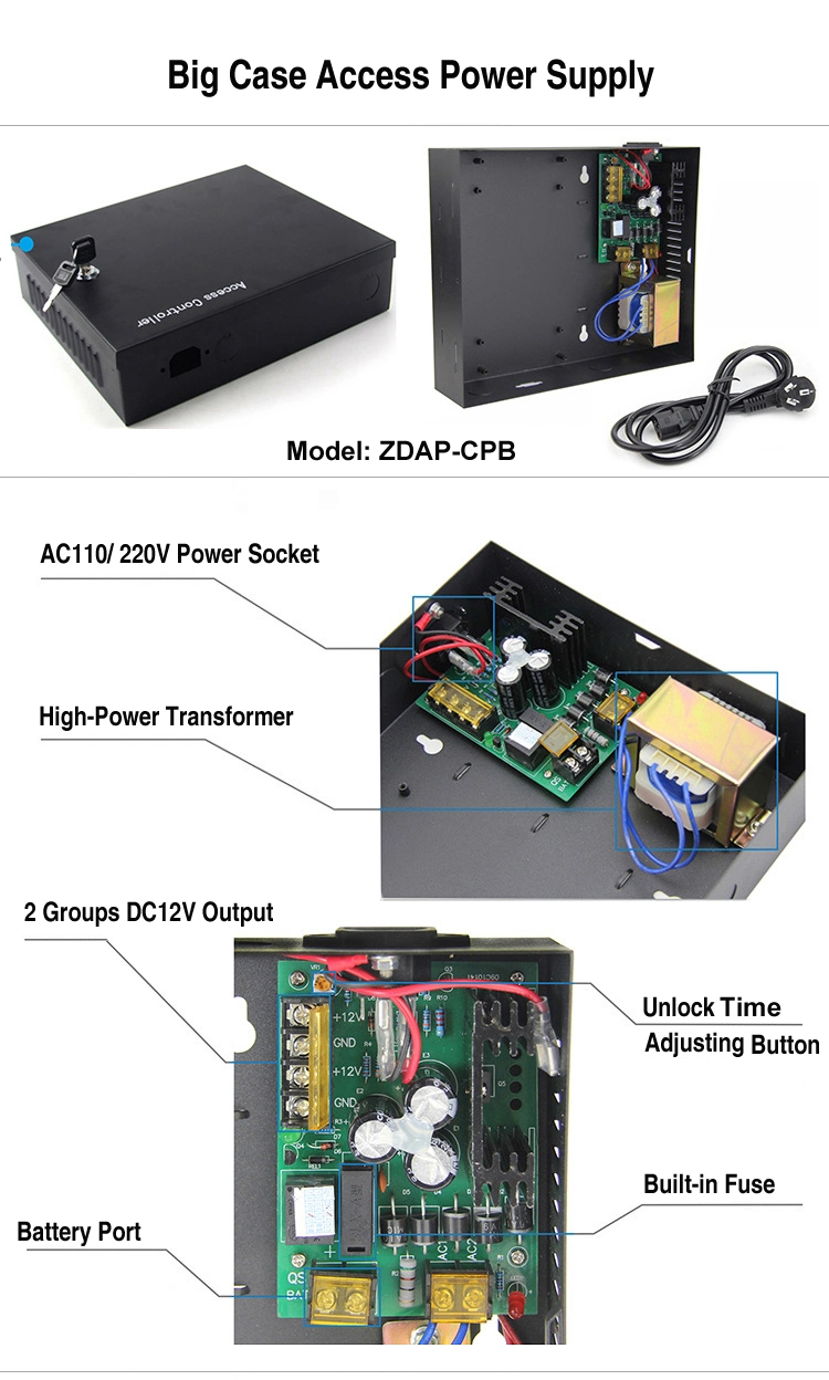 4 Doors TCP/IP Wiegand Access Control Board Door Access Controller System