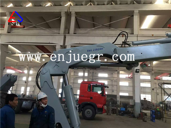 3t@14m Fully Automatic Telescopic Boom Marine Offshore Crane