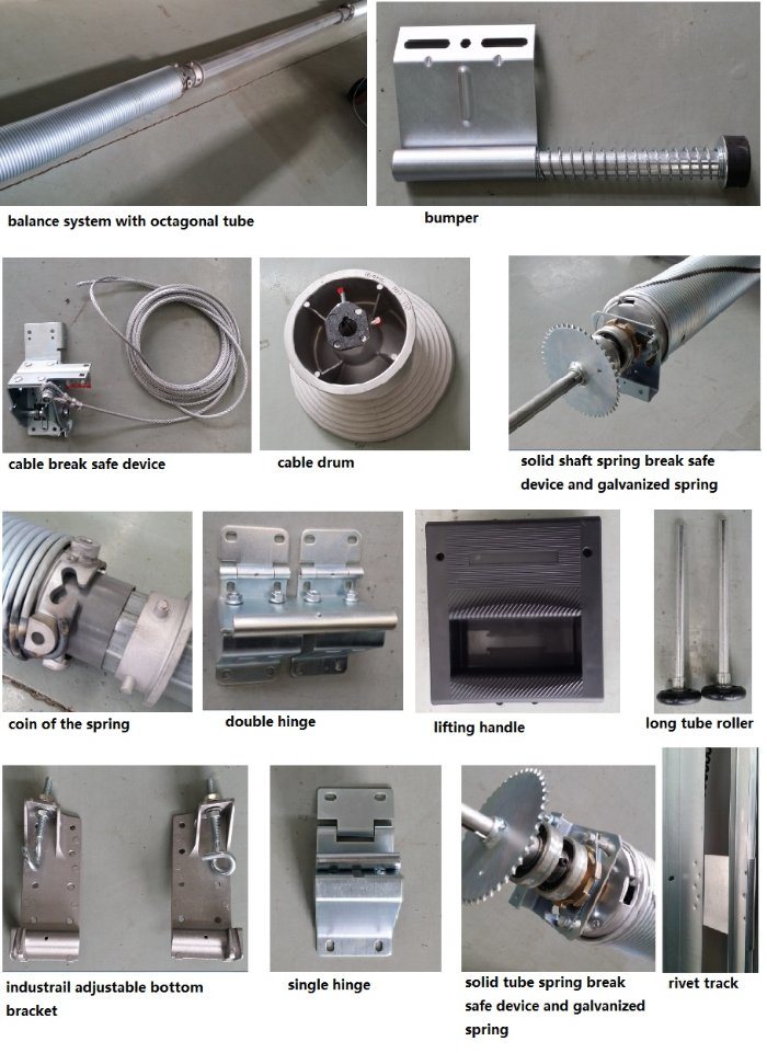 High Quality Sectional Garage Door Automatic Industrial Door