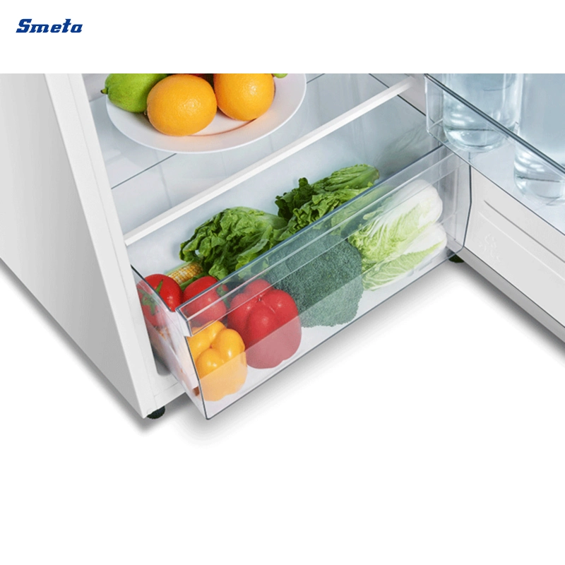 Smeta Low Price Automatic Household Home Two Door Refrigerator with Freezer