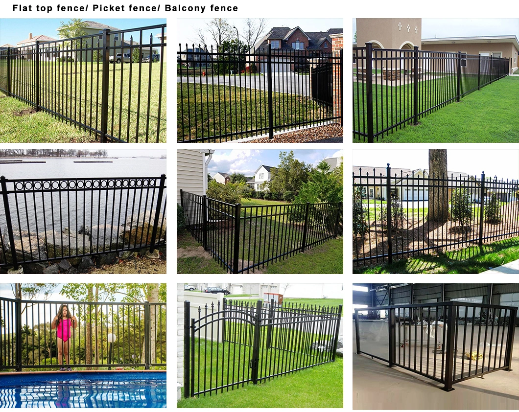 Arched Gate Aluminum Gate Steel Door Double Drive Gate Door Aluminum Gate