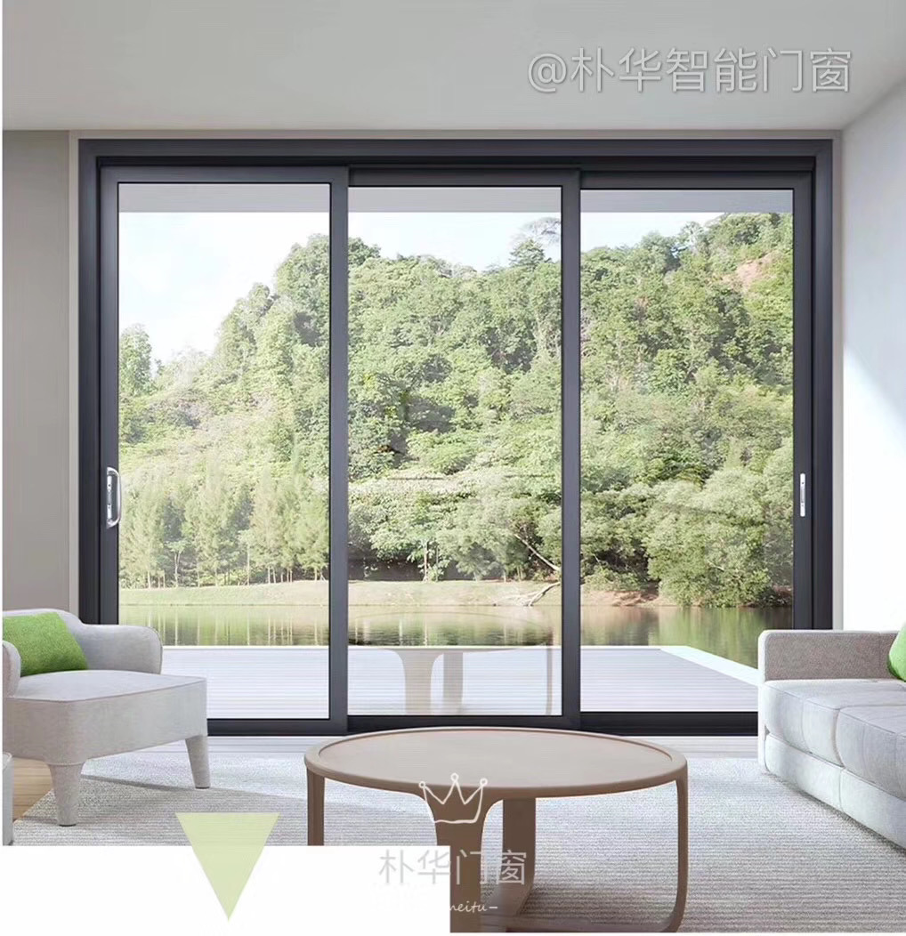 Luxury Exterior Aluminium Bi-Fold Doors Double Glass Burglar Proof Entrance Folding Doors