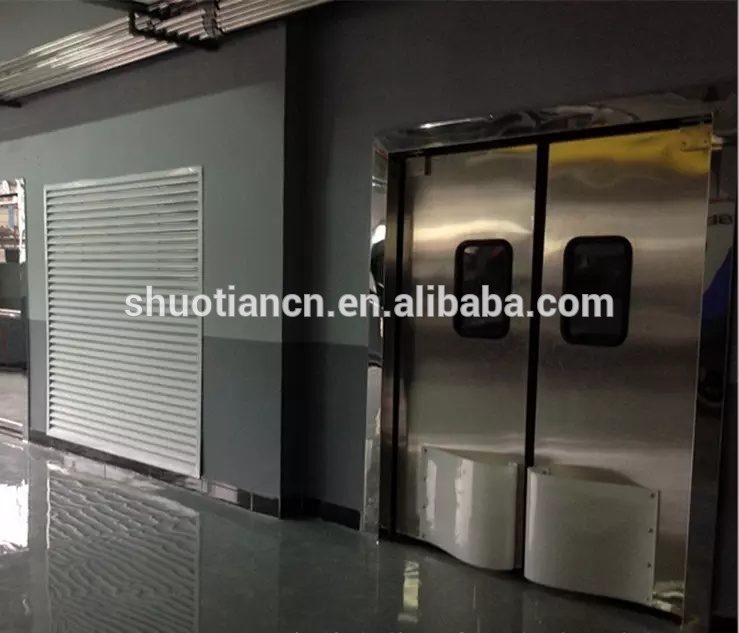 Stainless Steel Cleanroom Doors Kitchen Freedom Entry Doors