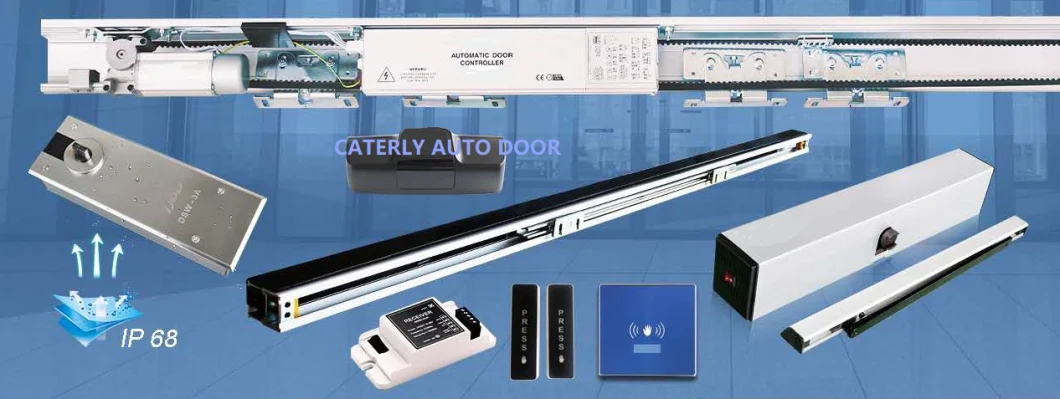 Glass Holder Automatic Frameless Glass Sliding Door Operators