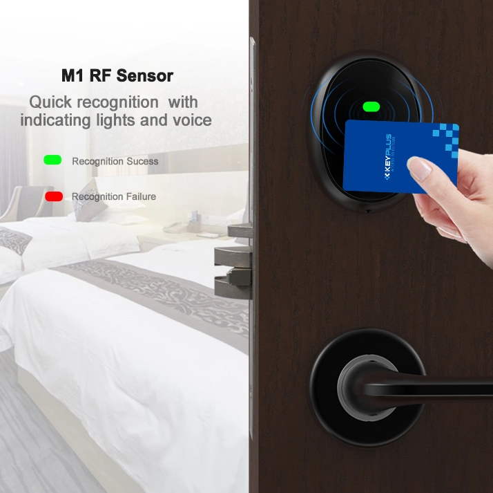 Home Electronic Fingerprint Bluetooth APP Wooden Door Office Split Lock Indoor Smart Handle Door Lock