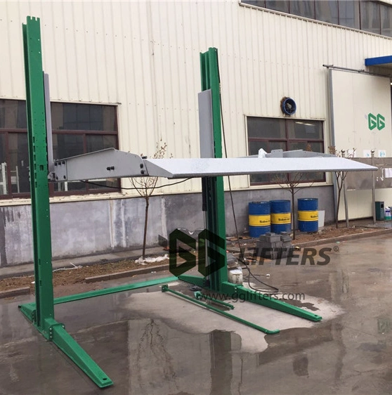 2 Post Parking Lift With CE Certification Automatic Parking Lift System