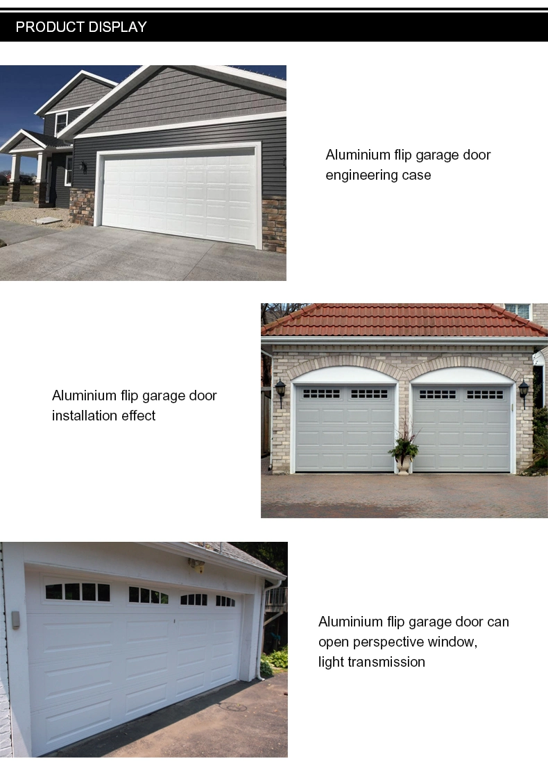 Low Noise Sliding Aluminum Garage Doors with Cheap Price