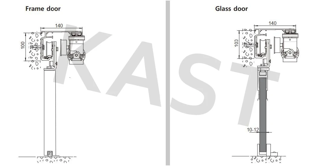 Heavy Duty Automatic Sliding Door Operator for Max 250kg Door