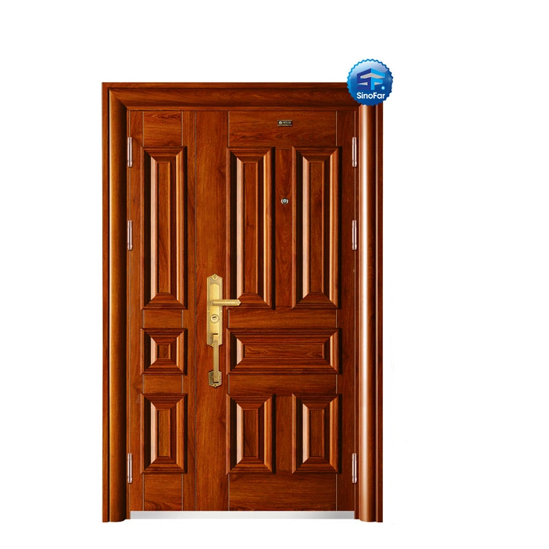 Solid Wood Rolling Glass Door Automatic Gate Armored Entrance Compound Security Door Wood Door Wooden Doors Pivot Door Entrance Gates