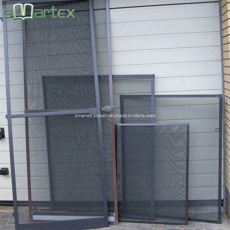 Chinese Manufacturer Security Revolving Fly Screen Door Aluminum Frame Screen Door