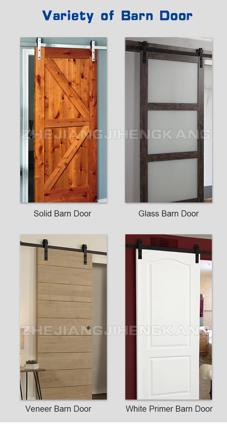 Interior Single Sliding Bathroom 4 Panel Sliding Closet Barn Door