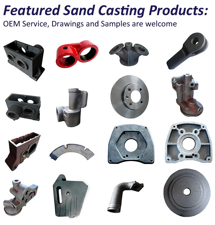 Custom Casting Iron Grey Iron Ductile Iron Resin Sand Casting Parts for Pipe Fittings