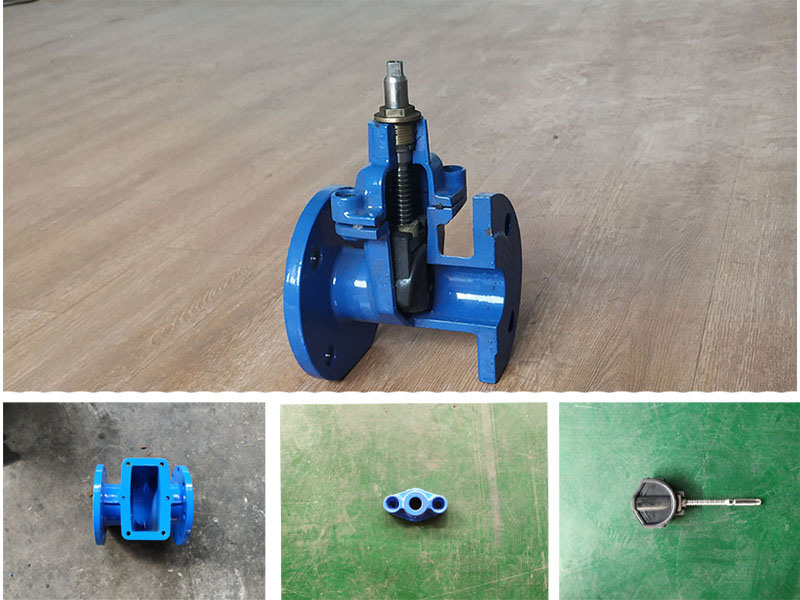 China Manufacturer En Standard Ce ISO Ggg50 Ductile Iron Soft Seat Flange Hand Wheel Manual 6 Inch Water Gate Valve