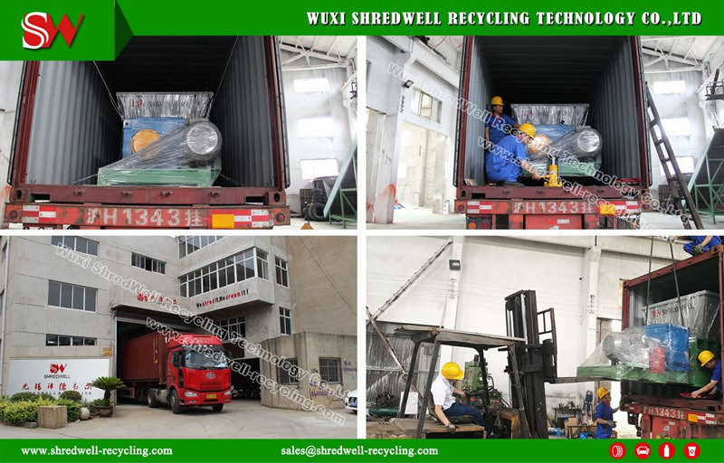 Waste Tire/Metal/Wood/Plastic Crushing Machine for Scrap Resource Recycling