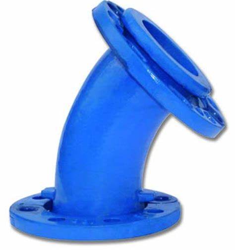 Double Flange Bend with Loose Flange Epoxy Coated