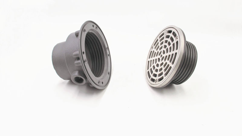 Cast Iron Above Grade No-Hub Connection Flashing Drain