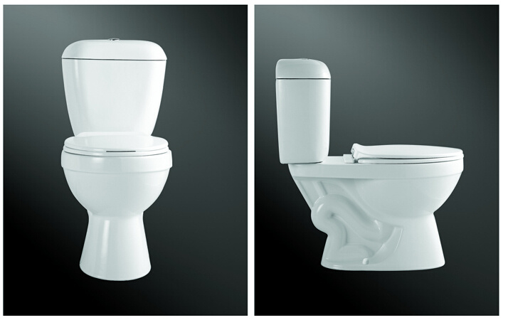 Siphonic S Trap & P Trap Two Pieces Wc Toilet