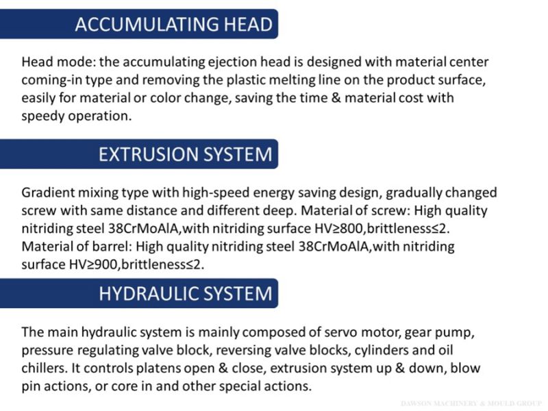 Plastic Hollow Tool Box Making Blow Molding Machine