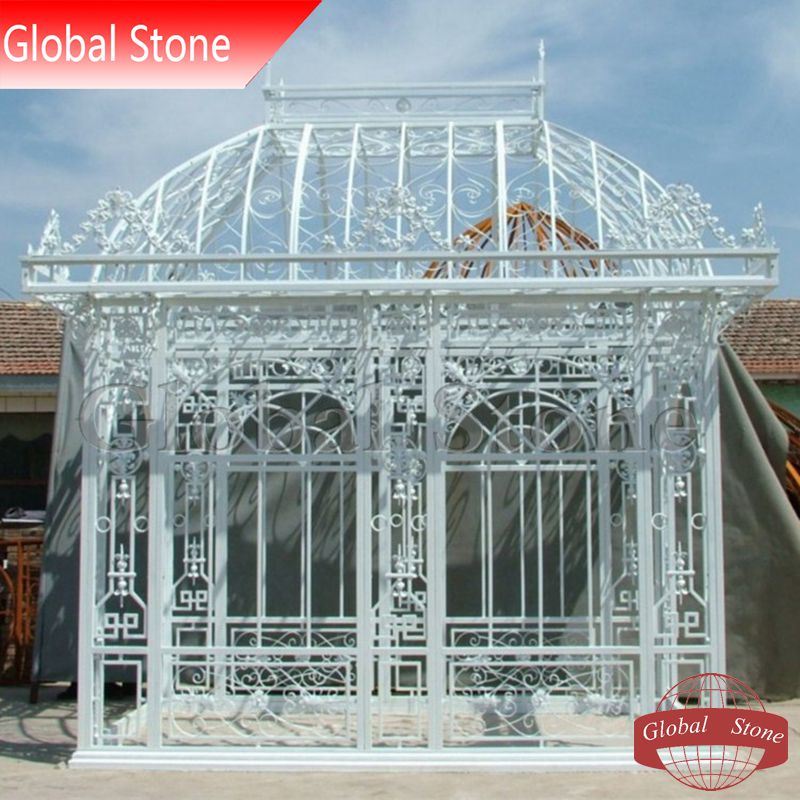 European Style Outdoor Garden Large Cast Iron Gazebo (GSGZ-140)