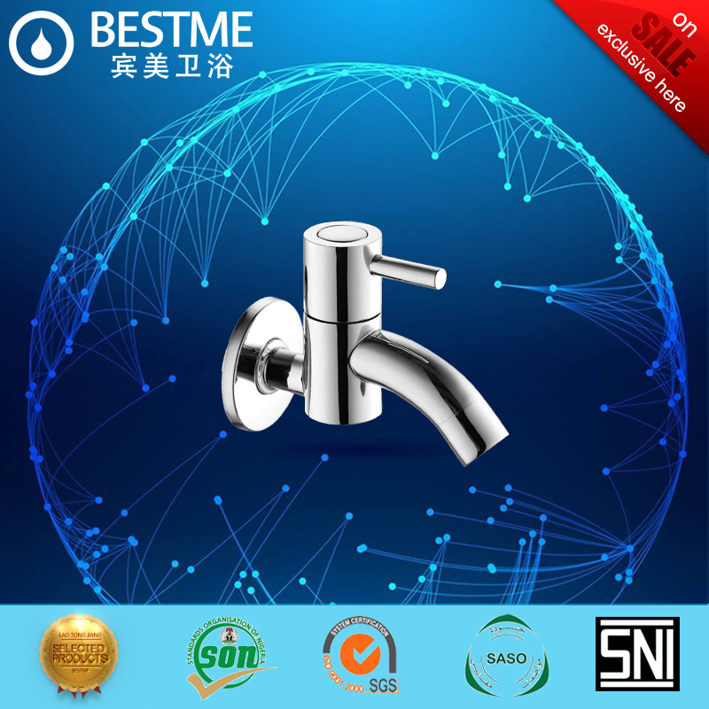 Bibcock Water Faucet Brass Bathroom Fittings (BF-T005)