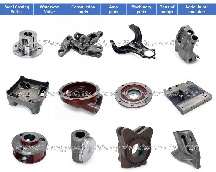 Various Cast Iron Parts for Construction Application by Precision Machining