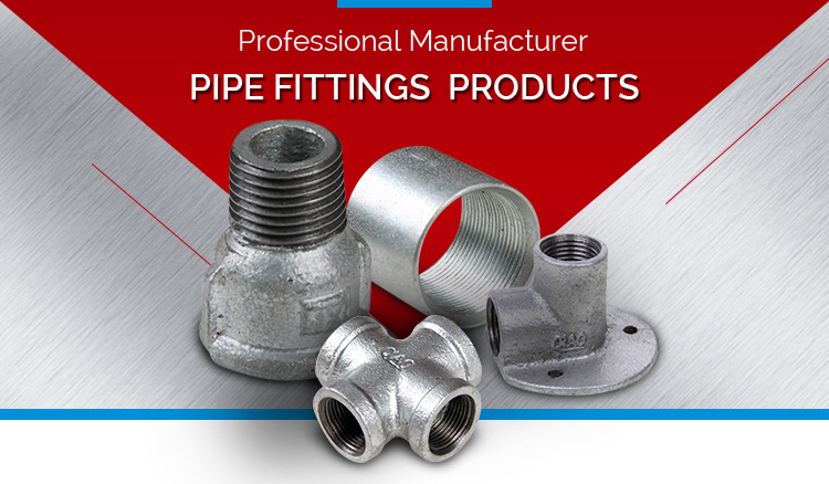 China Manufacture Banded Black Malleable Iron Pipe Fittings