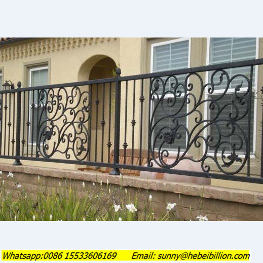 Decorative Wrought Iron Design Cast Iron Panel Wrought Iron Fence