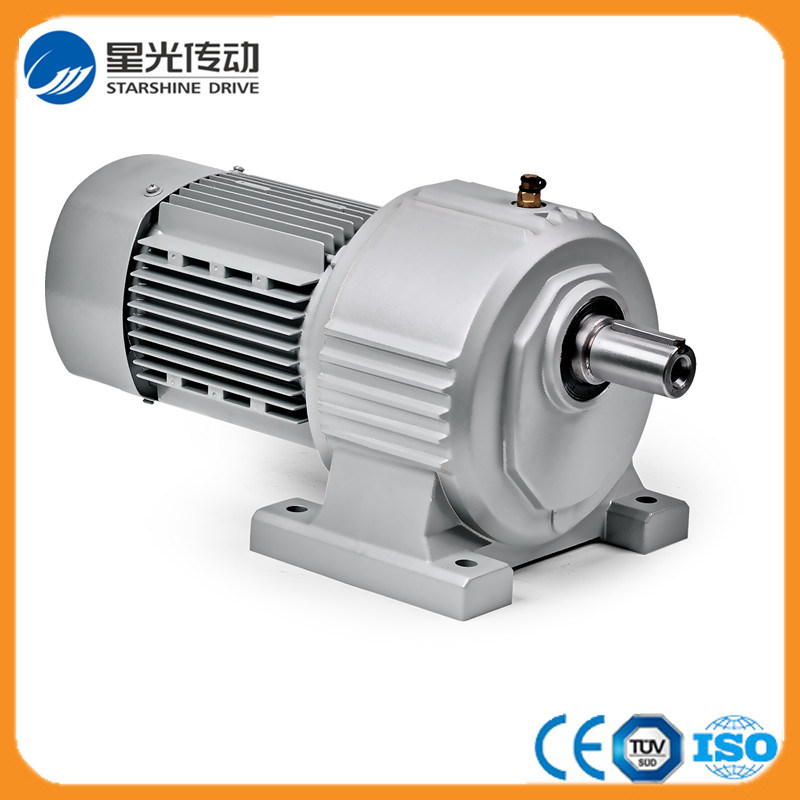 Ncj Series Helical Gearmotor with Flange-Mounted Aluminum and Cast Iron