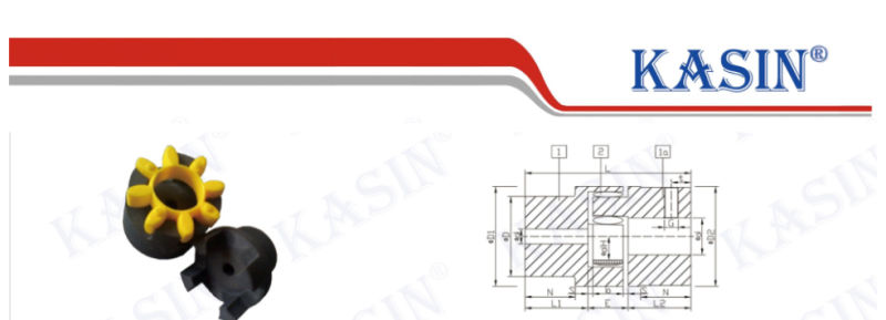 42 Hot Sales Flexible Rotex Coupling with Cast Iron Material for Motor