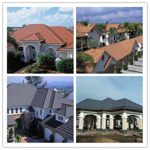 High Quality Cheap Price Stone Coated Metal Roofing Tiles Build Materials Stone Coated Roofing Tiles