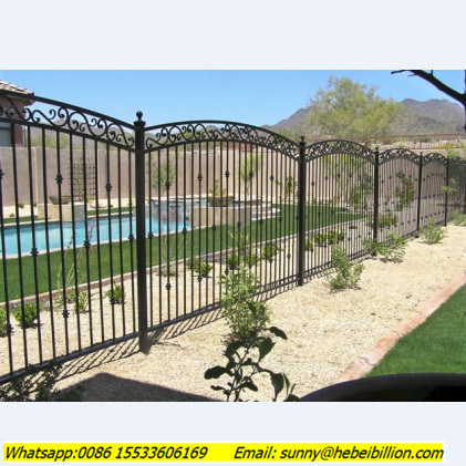 Decorative Wrought Iron Design Cast Iron Panel Wrought Iron Fence