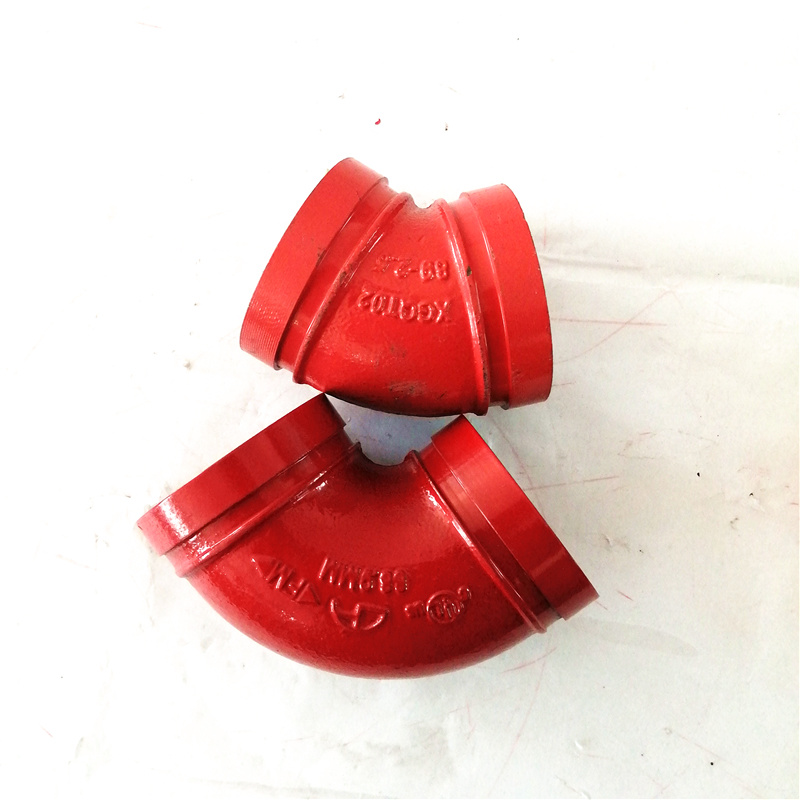 FM/UL Listed Cast Iron Grooved Pipe Fittings with UL FM Certificate