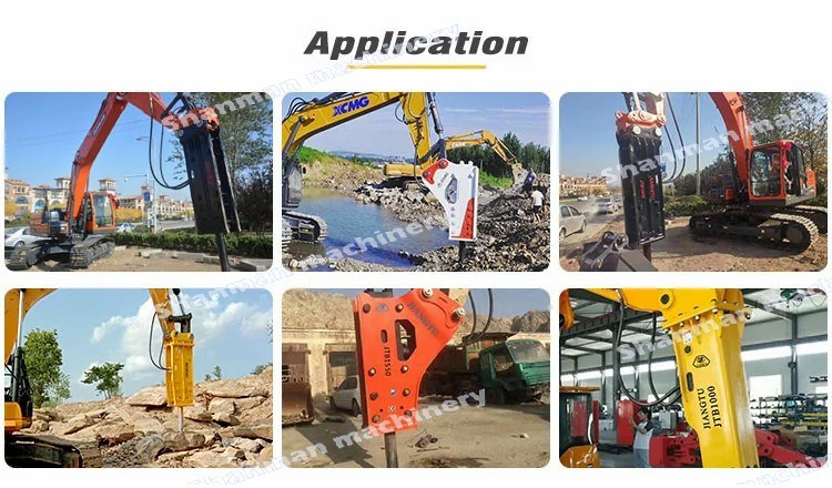 Excavator Rock Breaker, Hydraulic Breaking Hammer