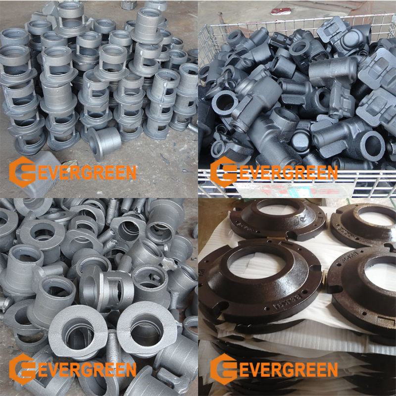 Custom Casting Iron Grey Iron Ductile Iron Resin Sand Casting Parts for Pipe Fittings