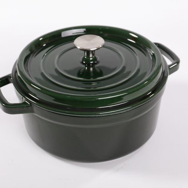 Multi-Color Enamel Cast Iron Soup Pot and Casseroles Cast Iron Cookware