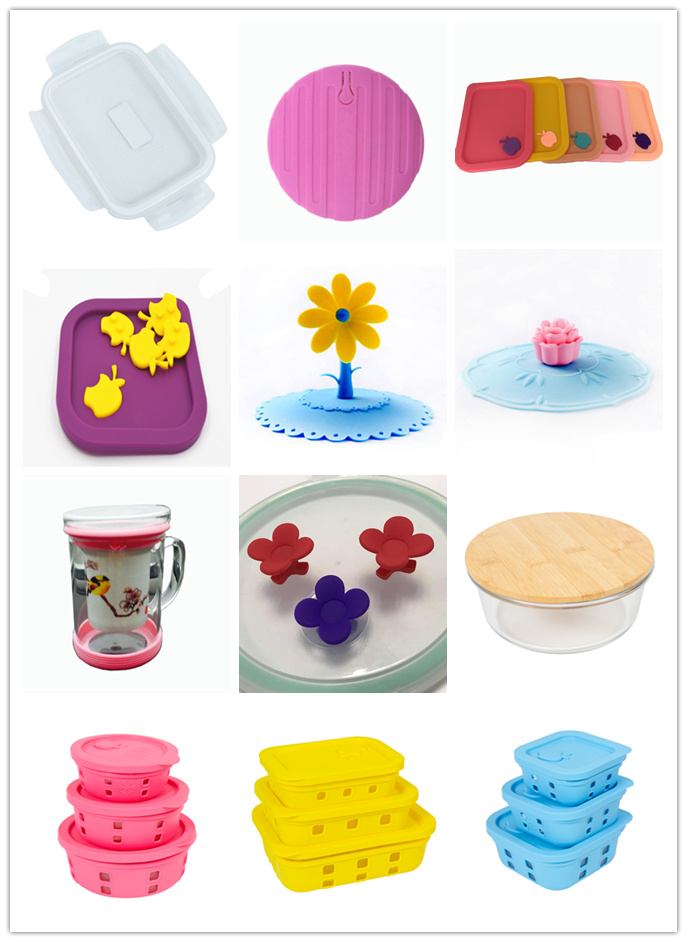 Eco-Friendly Food Grade Silicone Cup Cover Silicone Lid