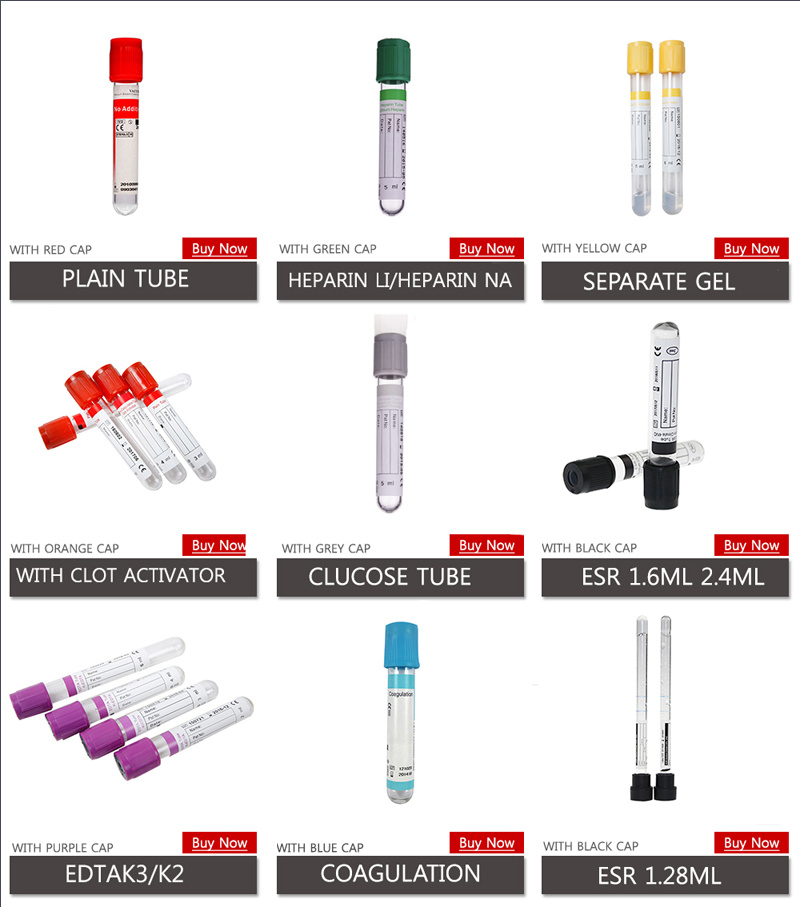 Vacuum Blood Collection Tube (No Additive Tube)