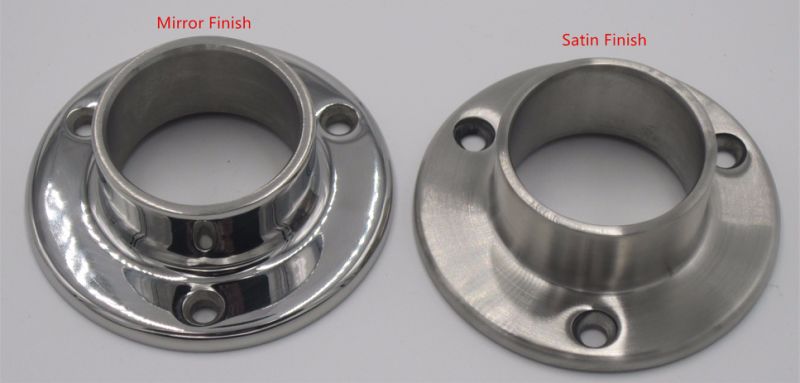 Stainless Steel Handrail Male Thread Cast Iron Flange