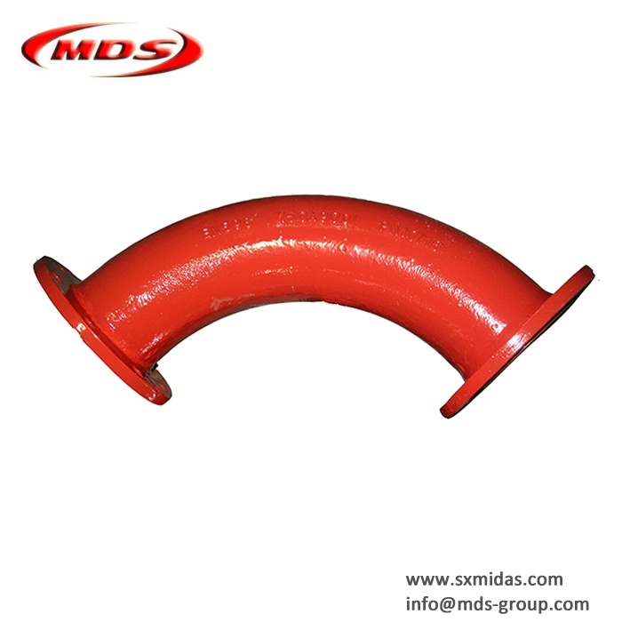 Cast Ductile Iron Fcd45 Long Radius 45 Degree Pipe Bend