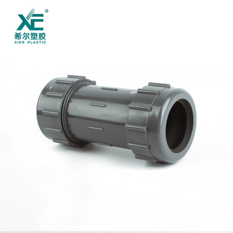 PVC Pipe Fittings Plastic Hydraulic Quick Union Compression Coupling