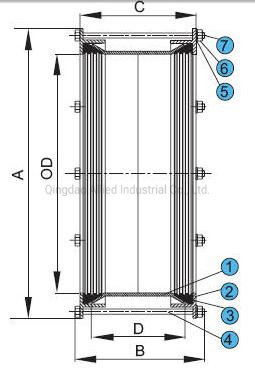 Ductile Iron Coupling for Ductile Iron Pipe, Pipe Clamps, Ductile Iron Coupling