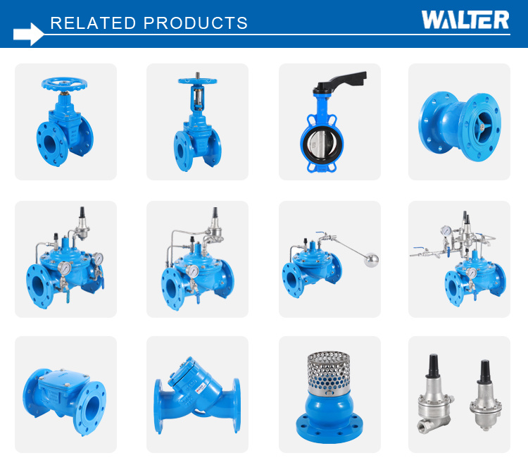 500X Cast Iron Flanged Hydraulic Control Pressure Relief Flow Control Valve