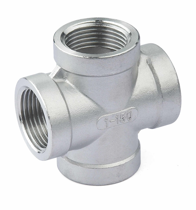 Stainless Steel Tee NPT Thread Fittings Pipe Fittings Socket Plumbing Fittings