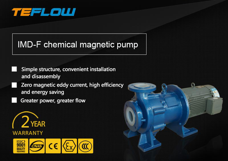 Lined Plastic High Temperature Sulfuric Acid Liquid Leakless Pump